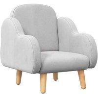 Cloud Toddler Armchair - Plush Velvet Mini Sofa - Kids' Scandi Chair, 40kg Capacity, Ages 1.5-5