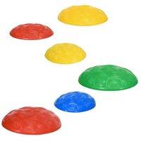 6pc Kids Stepping Stones Balance Set - Ages 3+, Non-Slip, Outdoor Sensory Toy