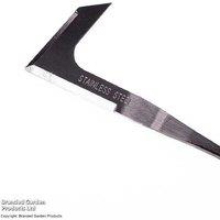 Stainless Steel Hand Weeding Scythe with Ergonomic Soft Grip - Heavy-Duty Rust-Resistant Garden Tool