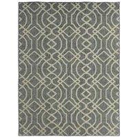 Grey Polypropylene Indoor/Outdoor UV Rug - 170x120cm - Modern Washable Carpet