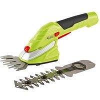 Garden Gear 7.2V Cordless Power Trimming Shears - Lightweight, Interchangeable Blades, Lithium-Ion Battery