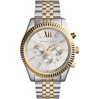 Michael Kors Men's Luxury Chronograph MK8344 Watch - Dual-Tone, Sub-Dials & Water-Resistant