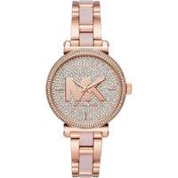 Michael Kors Women's Mk4336 Sofie Rose Gold Stainless Steel Watch