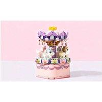 Rotating Music Box STEM Building Set - Educational Construction Toy for Ages 8+ (Carousel or Ferris Wheel)