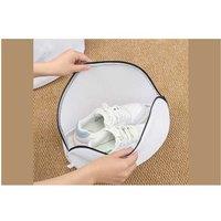 2Pcs Mesh Laundry Bags for Shoes - Protective Washing Machine Shoe Cleaner, Durable Polyester