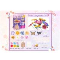 DIY Poke Art Flower Bouquet Craft Kit with Vase - Creative STEM Toy for Ages 6+, Imaginative, Educational, Hands-On Play