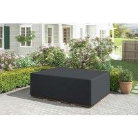 Waterproof Oxford Corner Sofa Set Cover - 275x205x90cm - Heavy-Duty Outdoor Furniture Protector, Black