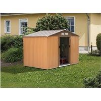 PRICE DROP! 9 x 6ft Galvanised Steel Metal Garden Shed - Weather-Resistant Outdoor Storage