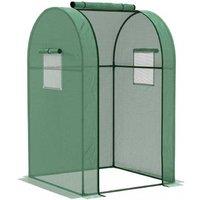 94 x 94cm Mini Portable Walk-in Greenhouse - UV-Resistant Steel Frame, Weatherproof Cover