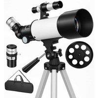 Outdoor Patio Telescope Ornament - Modern Aluminium Garden Decor