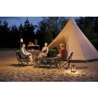 Foldable Outdoor Picnic Table & Chair Set - 4-Seater, Tear-Resistant Oxford, Portable