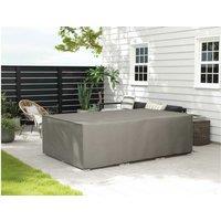 Grey Waterproof Rectangular Garden Furniture Cover - Heavy-Duty Oxford, 222x155x67cm