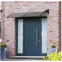 Weather-Resistant Polycarbonate Front Door Rain Shelter Canopy - Modern Outdoor Window Cover, 196cm