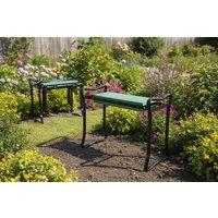 2-in-1 Foldable Garden Kneeler Bench - Heavy-Duty Metal & EVA Foam, 150kg Capacity