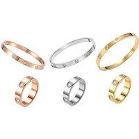 Cartier Titanium Steel Bracelet and Ring Set