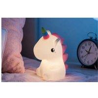 Unicorn Silicone LED Touch Table Night Light - Rechargeable, 7-Colour Kids Lamp