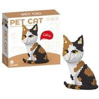 Cat Building Block STEM Set - Creative Construction Toy for Ages 4+, Cow Cat & Calico Cat Styles