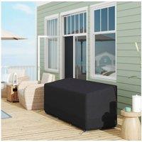 Waterproof 3-Seater Rattan Patio Cover - Heavy-Duty 600D Oxford, All-Weather, 190cm