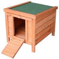 20" Wooden Rabbit Hutch for Small Pets - Fir Wood, Outdoor Shelter
