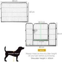 16 Panel Small Animal Metal Playpen for Rabbits, Guinea Pigs & Puppies - Secure, Spacious, Indoor/Outdoor Enclosure