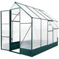 Aluminium Walk-in Greenhouse Storage Shed - Weatherproof, Temp-Controlled, 6.27.2ft