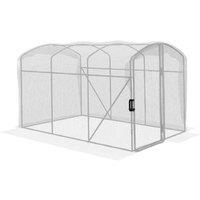 Walk-in Greenhouse Storage Shed with UV-Resistant PE Cover & Steel Frame - Weatherproof, Spacious Garden Building