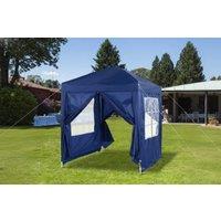 Pop Up Gazebo 2x2m - Weather-Resistant Steel Frame, Removable Walls, Blue Outdoor Shelter