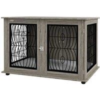 XL Indoor Dog Crate Furniture - Secure, Ventilated, Cushioned Kennel for Large Breeds