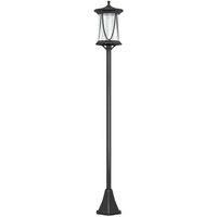 Solar LED Lamp Post - 1.3m Outdoor Weatherproof Garden Light