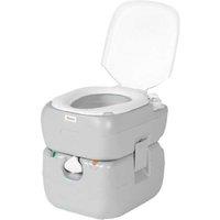Portable Camping Toilet, 22L HDPE Tank, Odour Control, Outdoor & Caravan - Grey