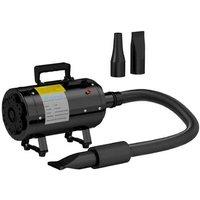 2200W Professional Dog Hair Dryer - Adjustable Speed & Temperature - 3 Nozzles, All Breeds