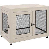 2-in-1 Large Dog Crate Table with Cushion - Double Door, Heavy-Duty, Multi-Functional Furniture
