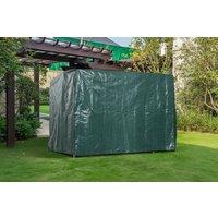 Heavy-Duty PE Swing Chair Cover - Weather-Resistant, UV Protected, 3-Seater (215x155x150cm), Dark Green
