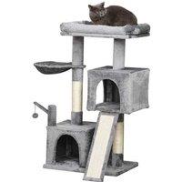 Cat Tree Activity Centre - Multi-Level Sisal Scratching Posts, Hammock, Perch & Condo