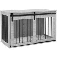 Luxury XL Dog Crate Furniture with Washable Cushion - Extra Large, Stylish, Multi-Functional Pet Cage