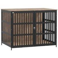 XL Heavy-Duty Anti-Chew Dog Crate with Single Door - Escape-Proof Furniture-Style Kennel