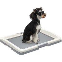 Dog Toilet Training Tray - Non-Slip, Easy-Clean, Indoor/Outdoor, 63 x 49 x 6cm for Small Breeds