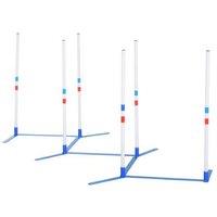 Dog Agility Training Weave Poles Set - Portable, Durable, for All Breeds