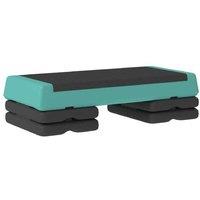 Adjustable Aerobic Fitness Stepper - Heavy-Duty PE, Non-Slip, 250kg Max Load, Compact Home Gym Platform