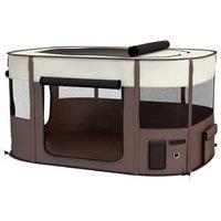 Foldable Dog Playpen with Carry Bag - Portable, Durable, for Small Breeds & Puppies