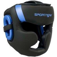 Adjustable Full Face Boxing Headguard - Durable EVA/PU, Ventilated, Large (57-60cm)