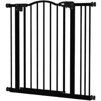 Metal Adjustable Small Pet Safety Gate - Auto-Close Barrier for Rabbits, Guinea Pigs & Small Animals