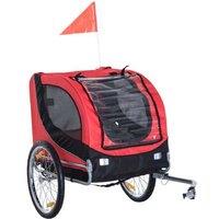 Folding Dog Bike Trailer for Medium Pets - Portable, Weather-Resistant Carrier, 30kg Capacity