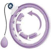 Smart Weighted Hula Hoop - 16 Knots, Digital Counter, Adjustable Fitness Equipment
