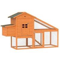 Wooden Chicken Coop & Small Animal Hutch - Easy Clean, Outdoor Safe, 17967115cm