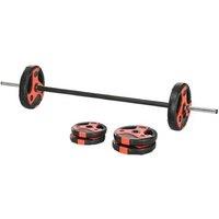 20kg Adjustable Barbell Set - Home Gym Weights, Steel Pump Bar, Custom Load