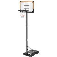 Adjustable Basketball Stand - Outdoor Sports Game, 182-213cm, Wheeled, Age 14+