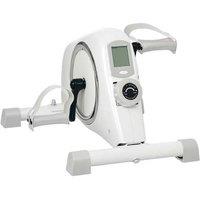 Mini Exercise Bike - Compact Magnetic Resistance Pedal Exerciser with LCD, 8 Levels - Arm & Leg Workout, Steel Frame