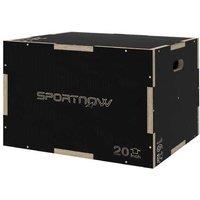 3-in-1 Wooden Plyometric Jump Box - Anti-Slip, Heavy-Duty Beech Wood, 120kg Capacity