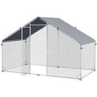 Walk-In Chicken Coop for Chickens, Rabbits & Ducks - 3x1.7x1.9m, Water-Resistant Outdoor Hutch